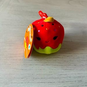 Rare candy apple keychain squishmallow